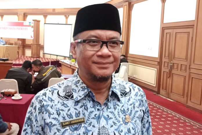 Kepala Dispar, Slamet Hadiraharjo. (Istimewa)