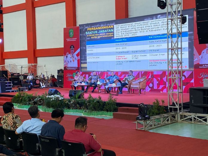 Suasana Simposium Pelaksanaan Pilkada 2024, yang digelar oleh Pemkab Kukar. (Ady/Radar Kukar)