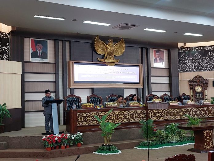 Suasana Rapat Paripurna DPRD Kukar. (Istimewa)