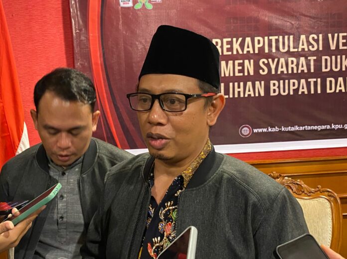 Ketua KPU Kukar, Rudi Gunawan. (Ady/Radarkukar)