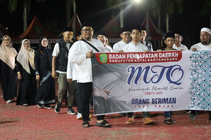 Suasana pelaksanaan MTQ Antar OPD di Masjid Agung Sultan Sulaiman, Tenggarong. (Istimewa)