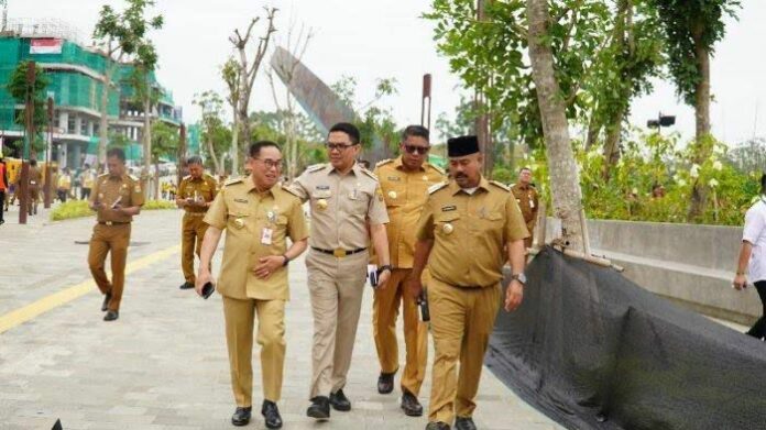 Bupati Kukar, Edi Damansyah saat berada di IKN. (Istimewa)