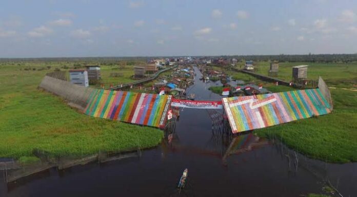 Panorama Desa Muara Enggelam. (Istimewa)