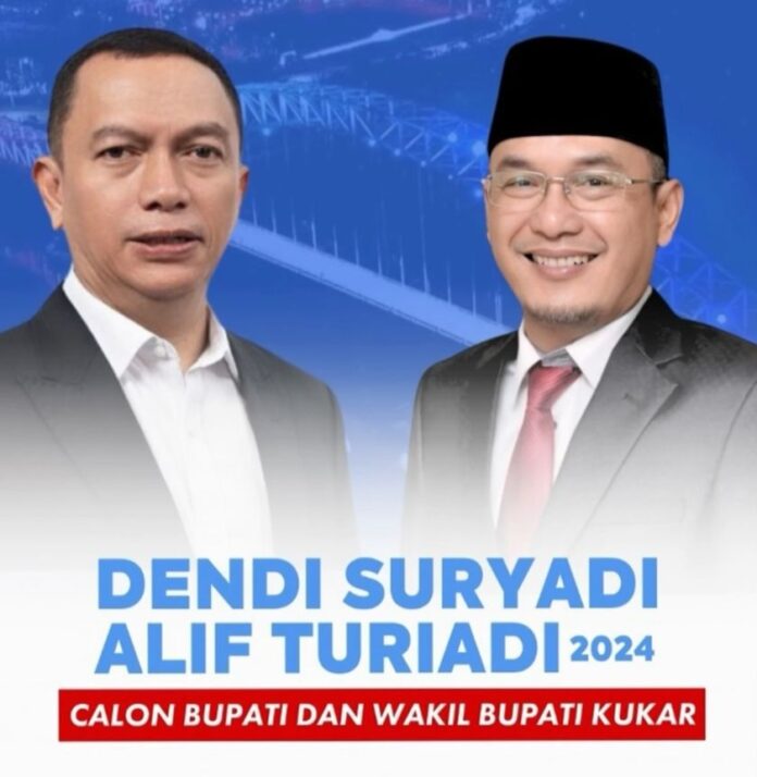 Poster Mayjen Dendi Suryadi dan Alif Turiadi yang beredar di medsos. (Istimewa)