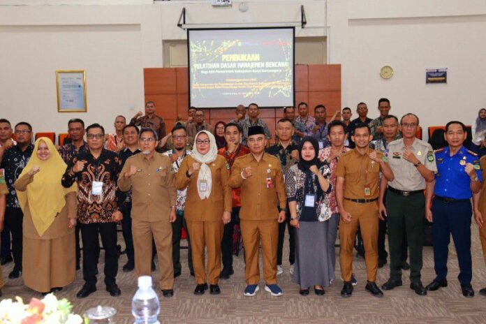 Suasana pelatihan Dasar Manajemen Bencana. (Istimewa)