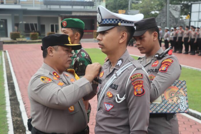 Suasana apel gelar pasukan Operasi Zebra Mahakam 2024. (Istimewa)