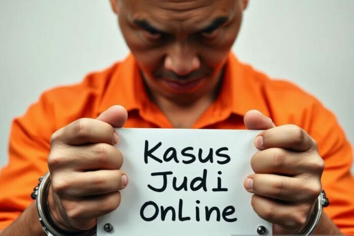 Ilustrasi tersangka kasus judi online.(Istimewa)