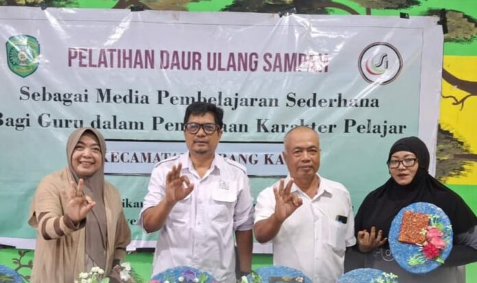 Kegiatan Bimtek, Pelatihan Daur Ulang Sampah. (Istimewa)