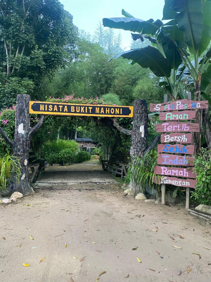 Taman Wisata Mahoni, Desa Bangun Rejo. (Shavira Ramadhanita/RadarKukar)