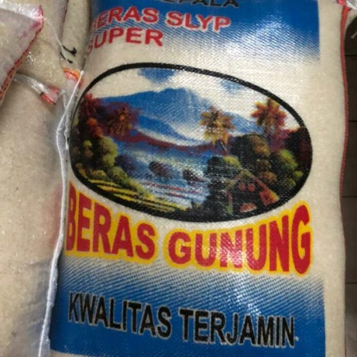 Beras Gunung. (Istimewa)