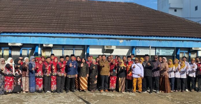 Upacara Harganas ke-32 tahun 2025. (Shavira Ramadhanita/RadarKukar)