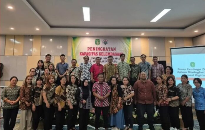 Upaya peningkatan kapasitas kelembagaan di Desa Lung Anai. (Istimewa)