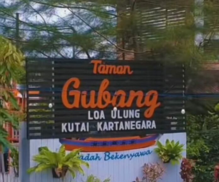 Taman Gubang Desa Loa Ulung. (Istimewa)