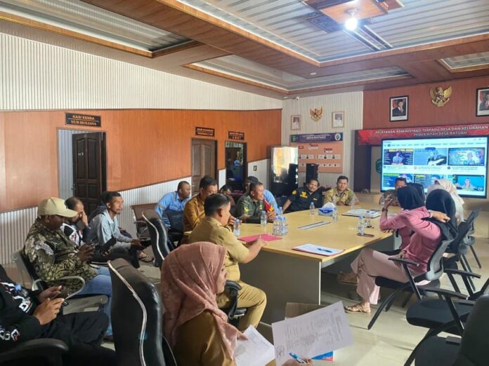 Rapat Pemdes Batuah jelang Lomba POLIDes. (Istimewa)