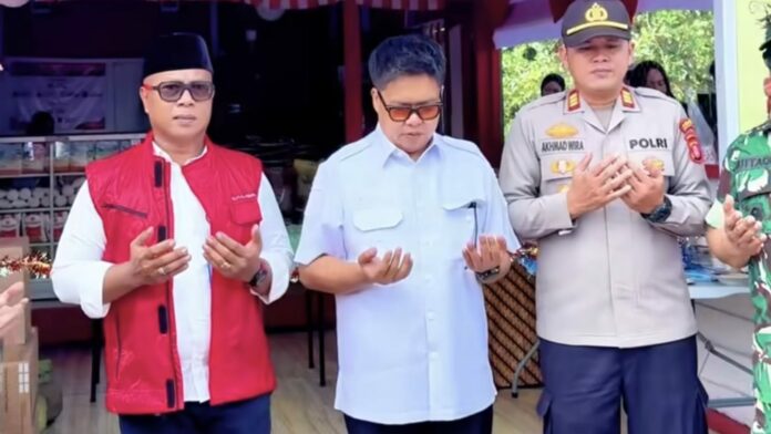 Suasana peresmian Koperasi Desa di Desa Sungai Meriam. (Istimewa)