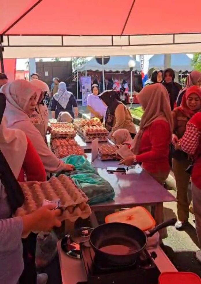 Rangka GPM di halaman Kantor Bupati Kukar. (Istimewa)