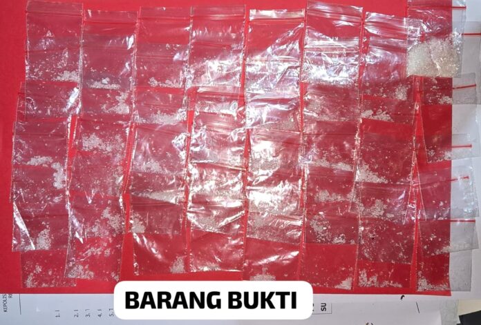 Pelaku AS yang diamankan Polsek Loa Janan. (Istimewa)