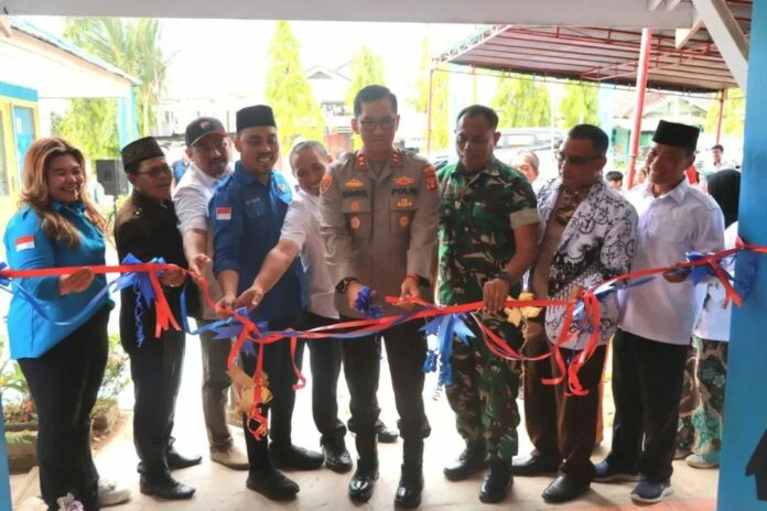 Kapolres Kukar resmikan Sekolah Luar Biasa (SLB) di Tenggarong. (Istimewa)