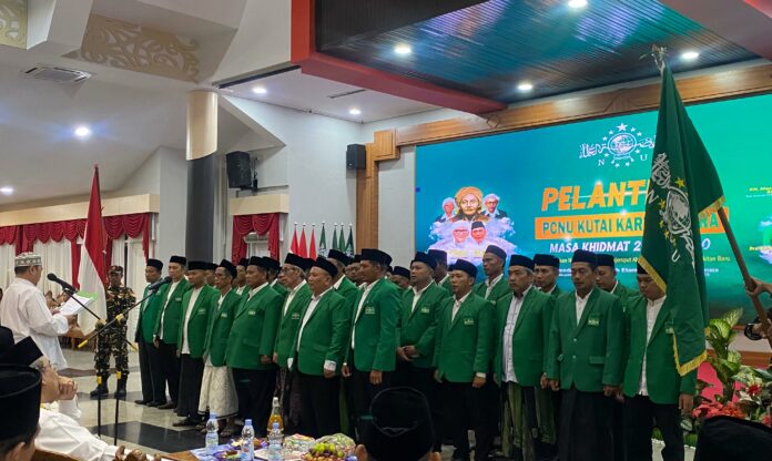Pelantikan PCNU Kukar Masa Khidmat 2025-2030. (Shavira Ramadhanita/RadarKukar)