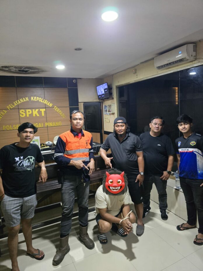 Pelaku pencurian motor di wilayah Loa Janan berhasil ditangkap. (Istimewa)