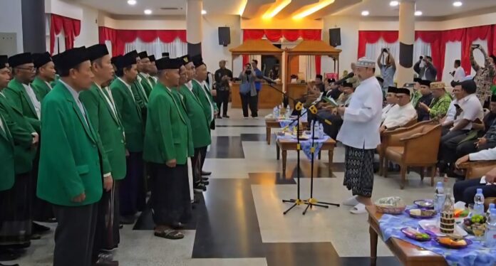 Pelantikan Pengurus Cabang Nahdlatul Ulama (PCNU) Kukar masa bakti 2025–2030, di Pendopo Odah Etam Tenggarong. (Dokumentasi RadarKukar)