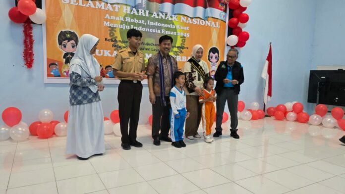 Pelaksanaan Hari Anak Nasional di SLBN Tenggarong. (Istimewa)