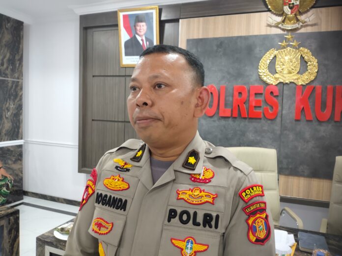Kabag Ops Polres Kukar, Kompol Roganda. (Shavira Ramadhanita/RadarKukar)