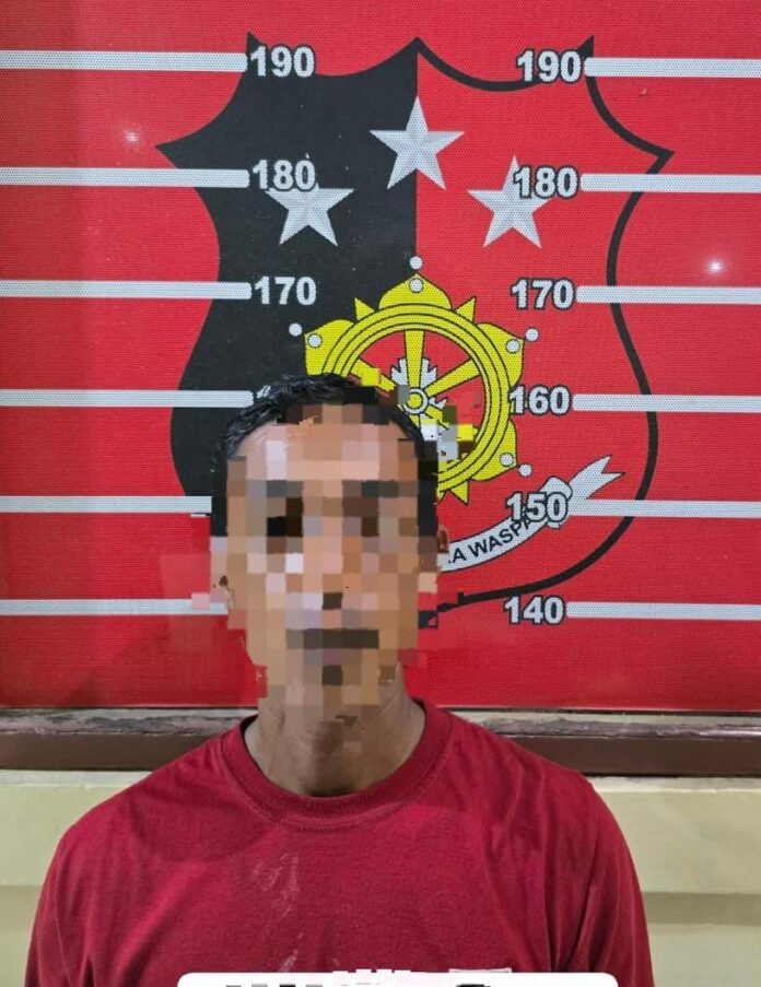Pelaku persetubuhan anak dibawah umur di Kecamatan Loa Janan. (Istimewa)