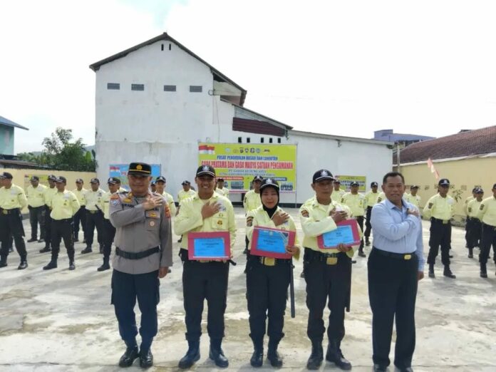 Anggota Satpam Gada Pratama angkatan II yang resmi dilantik. (Istimewa)