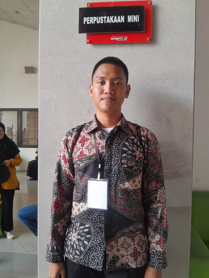 Muhammad Aidil Ilmi, salah satu peserta Binlat Bintang Pengabdian asal Muara Muntai. (Shavira Ramadhanita/RadarKukar)