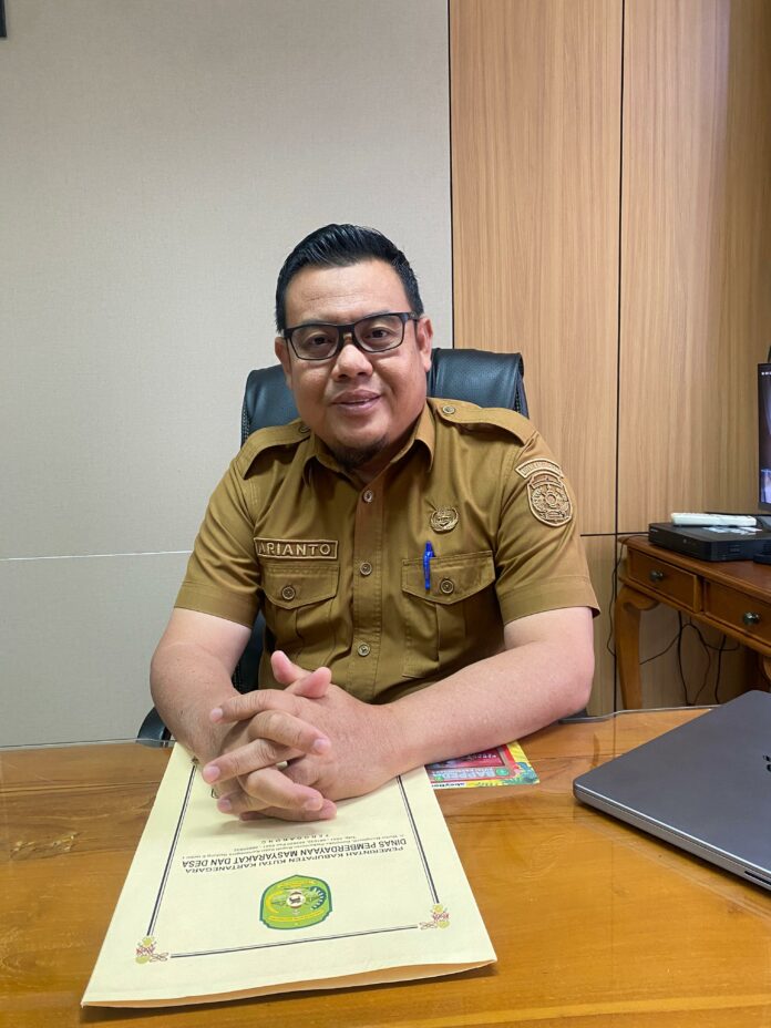 Plt Kepala Dispar Kukar, Arianto. (Shavira Ramadhanita/RadarKukar)