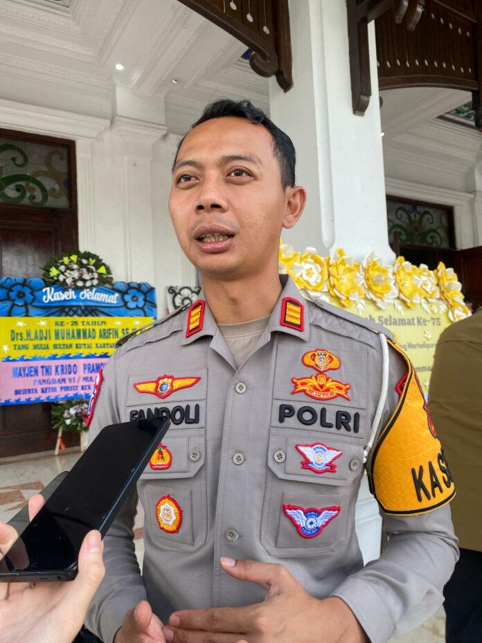 Kasatlantas Polres Kukar, AKP Ahmad Fandoli. (Shavira Ramadhanita/RadarKukar)