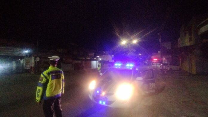 Patroli yang digelar oleh Polres Bontang (Dok Polres Bontang)
