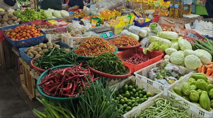 Komoditas pasar di Kota Bontang. (Istimewa)