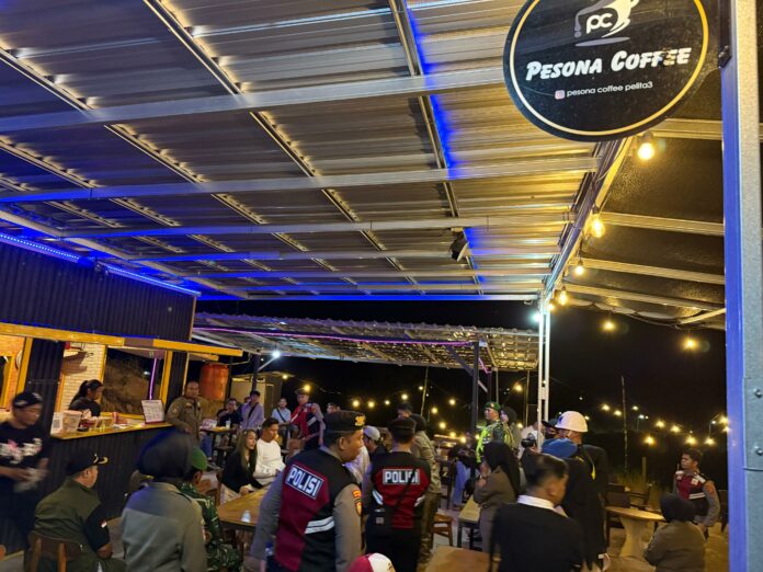 Pesona Caffe saat dikunjungi oleh Satpol PP Samarinda beserta OPD lainnya. (Dok MKN)