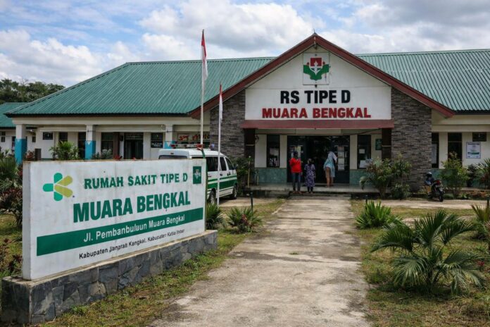 Ilustrasi Rumah Sakit Tipe D Muara Bengkal yang masih kekurangan dokter spesialis. (AI)
