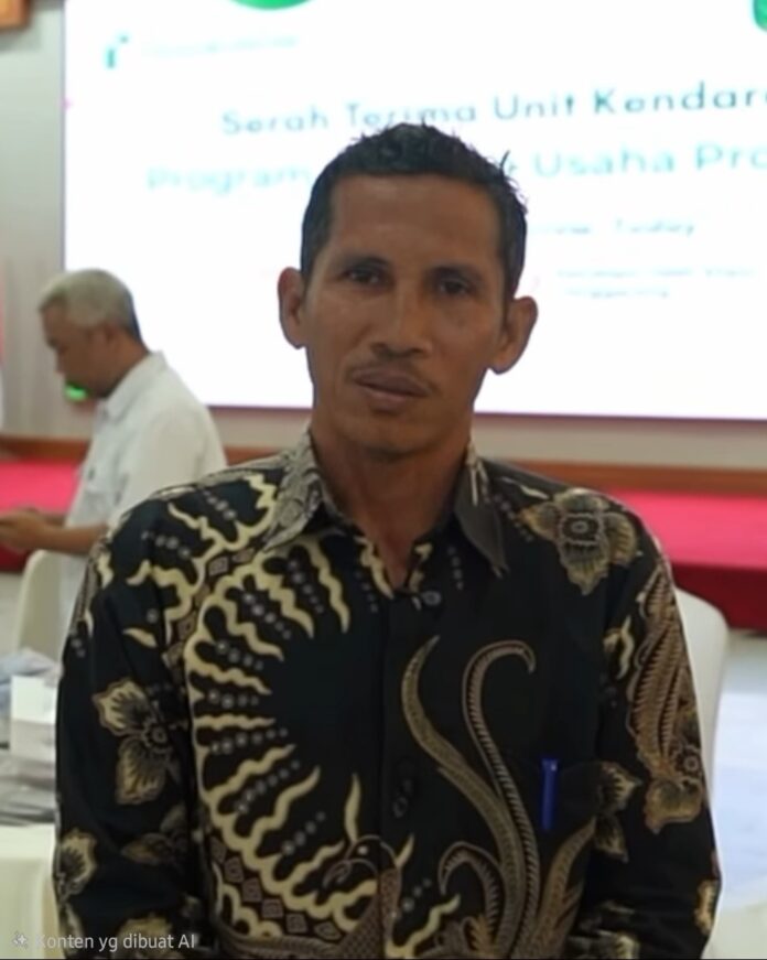 Ketua Koperasi Desa Merah Putih Kembang Janggut, Yadi. (Istimewa)