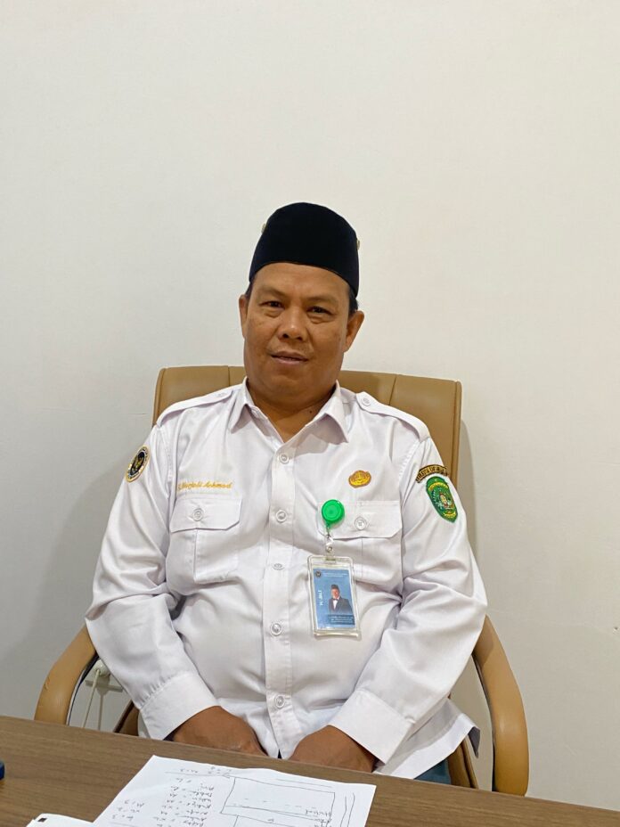 Kepala Kantor Kementerian Haji dan Umrah Kukar, Norjali Achmad. (Shavira Ramadhanita/ RadarKukar)
