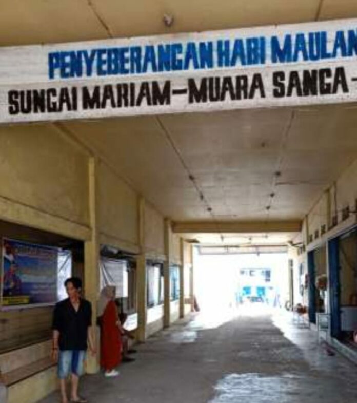Foto: Penyebrangan Sungai Mariam-Muara Sangasanga. (Istimewa) Dishub Kukar Perketat Pengawasan