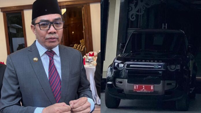 Kolase Wali Kota Samarinda Andi Harun dan mobil operasional Land Rover Defender yang digunakan Pemkot Samarinda. (Dok MKN)