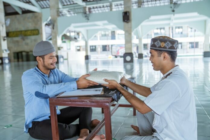 Ilustrasi penerimaan zakat. (Istimewa)