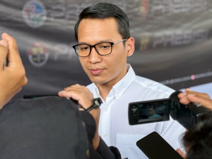 Kasat Reskrim Polresta Samarinda AKP Agus Setyawan saat memberikan keterangan kepada awak media. (Dok MKN)