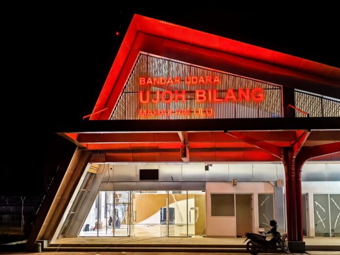 Bangunan Terminal Bandar Udara Ujoh Bilang, Mahakam Ulu. (Dok DPU-PR Mahulu)