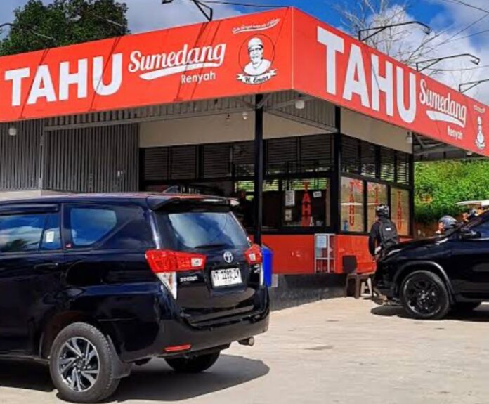 Lokasi RM Tahu Sumedang di Sungai Merdeka, Samboja, tak jauh dari gate tol Samboja. (Istimewa)