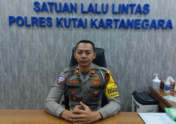 Kepala Satlantas Polres Kukar, Ahmad Fandoli. (Istimewa)