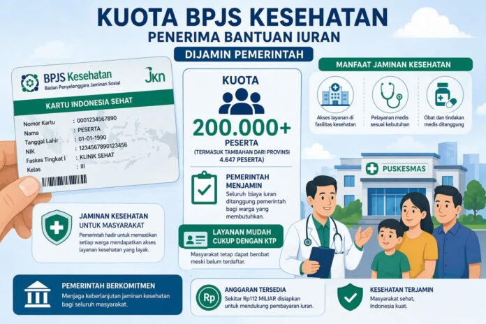 Ilustrasi penerima BPJS di Kukar. (AI)