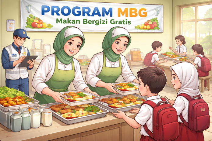 Ilustrasi program MBG. (Istimewa)