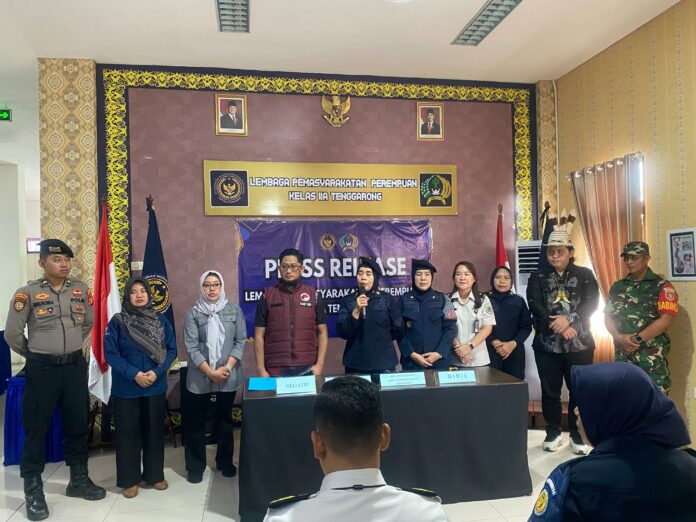 Lapas Perempuan Tenggarong menggelar Ikrar Bersih. (Shavira Ramadhanita /RadarKukar)