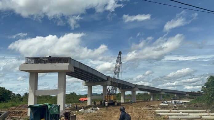 Struktur Jembatan Sebulu, Kukar. (Dok MKN)