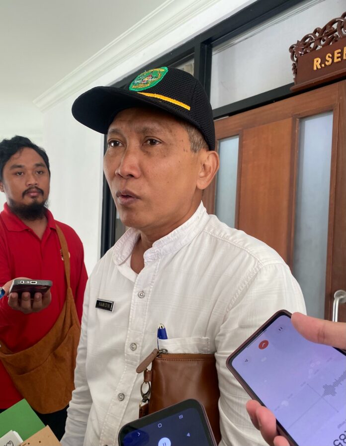 Kepala Bidang Promosi dan Informasi Industri Disperindag Kukar, Hamidin. (Shavira Ramadhanita/RadarKukar)
